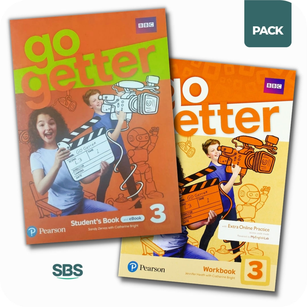 GO GETTER 3 - STUDENT'S BOOK + WORKBOOK PACK - 2 LIBROS