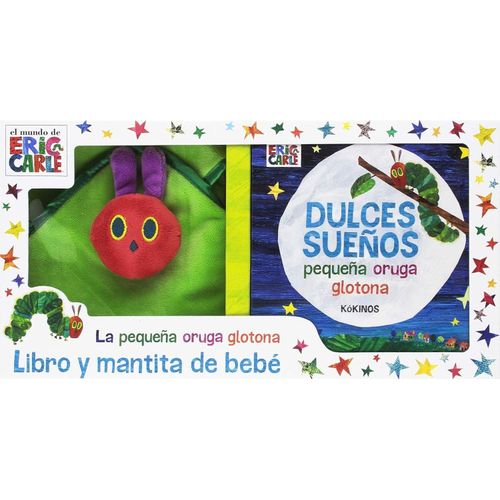DULCES SUEÑOS PEQUEÑA ORUGA GLOTONA LIBRO Y MANTITA - CARLE