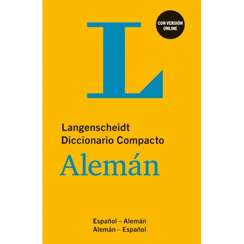 LANGENSCHEIDT DICCIONARIO COMPACTO ESP-ALEMAN / ALEMAN-ESP
