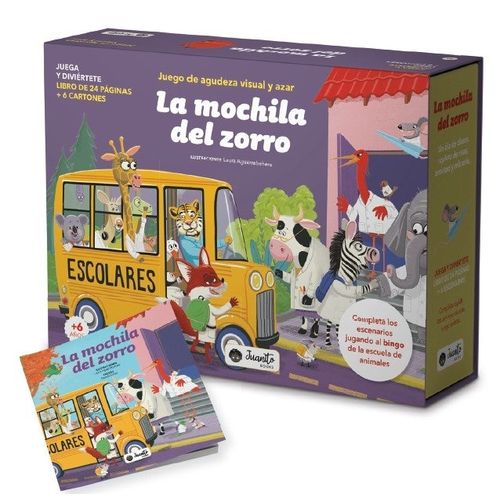 LA MOCHILA DEL ZORRO - JUEGO DE AGUDEZA VISUAL Y AZAR LA MOCHILA DEL ZORRO - JUEGO DE AGUDEZA VISUAL Y AZAR