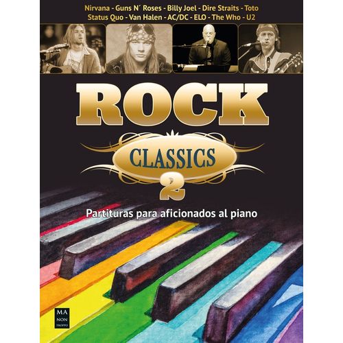 ROCK CLASSICS 2 - PARTITURAS PARA AFICIONADOS AL PIANO