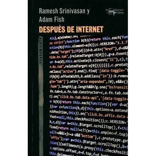 DESPUES DE INTERNET - RAMESH SRINIVASAN