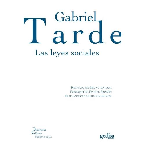LAS LEYES SOCIALES - GABRIEL TARDE