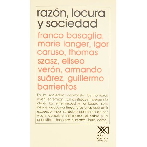 RAZON, LOCURA Y SOCIEDAD