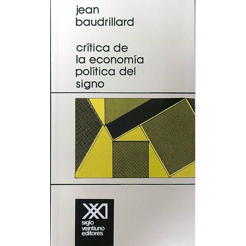 CRITICA DE LA ECONOMIA POLITICA DEL SIGNO 13/ED.