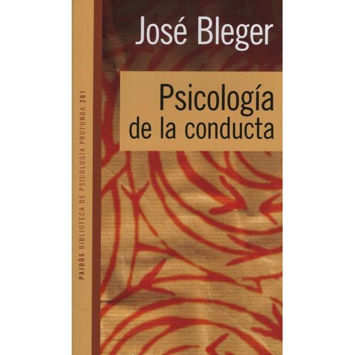 LIBRO PSICOLOGIA DE LA CONDUCTA - JOSE BLEGER