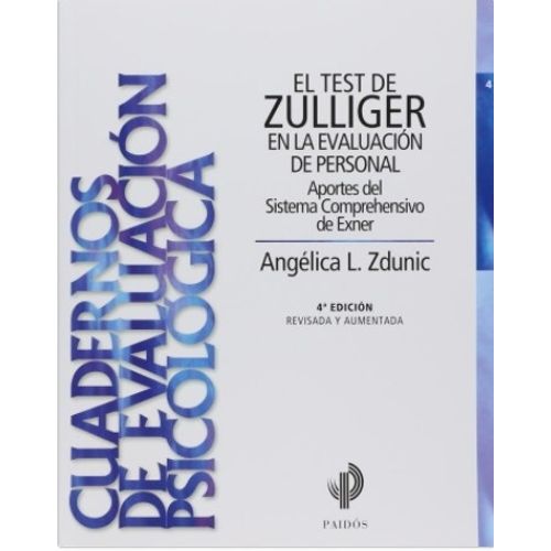 TEST DE ZULLIGER EN LA EVALUACION DE PERSONAL 4/ED.