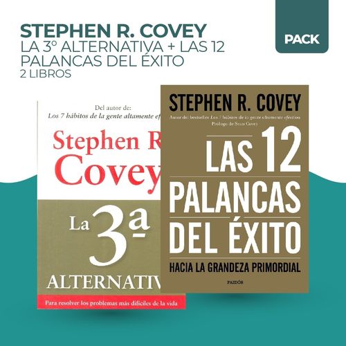 3º ALTERNATIVA + 12 PALANCAS DEL EXITO - 2 LIBROS - COVEY