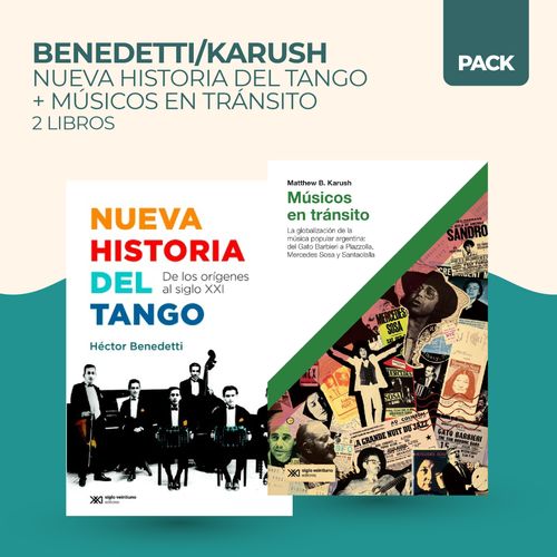 NUEVA HISTORIA DEL TANGO + MUSICOS EN TRANSITO - 2 LIBROS -