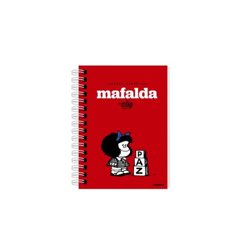 AGENDA PERPETUA MAFALDA - ROJA - PAZ