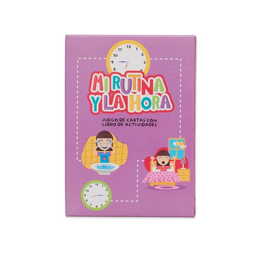MI RUTINA Y LA HORA 50 CARTAS + LIBRO DE ACTIVIDADES - EDUCA