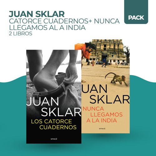 CATORCE CUADERNOS + NUNCA LLEGAMOS INDIA - 2 LIBROS - SKLAR
