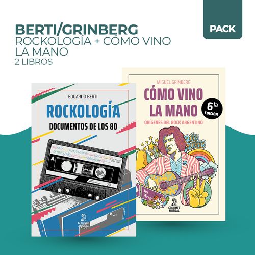 ROCKOLOGIA + COMO VINO LA MANO - 2 LIBROS - BERTI / GRINBERG