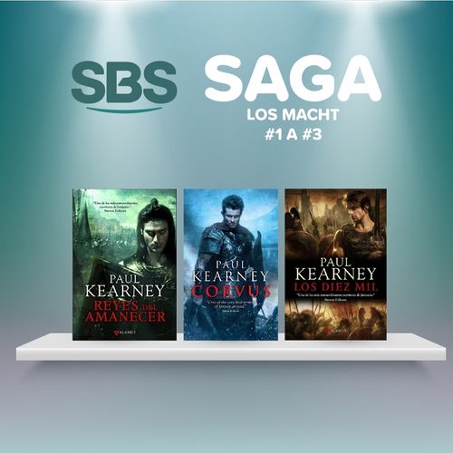 SAGA LOS MACHT LIBRO 1 AL 3 - PAUL KEARNEY