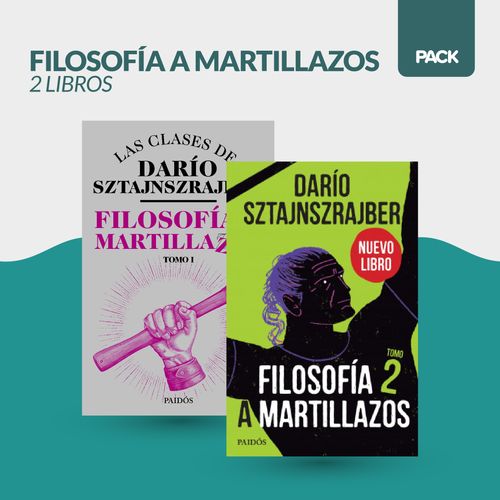PACK FILOSOFIA A MARTILLAZOS 1 Y 2 - DARIO Z 2 LIBROS
