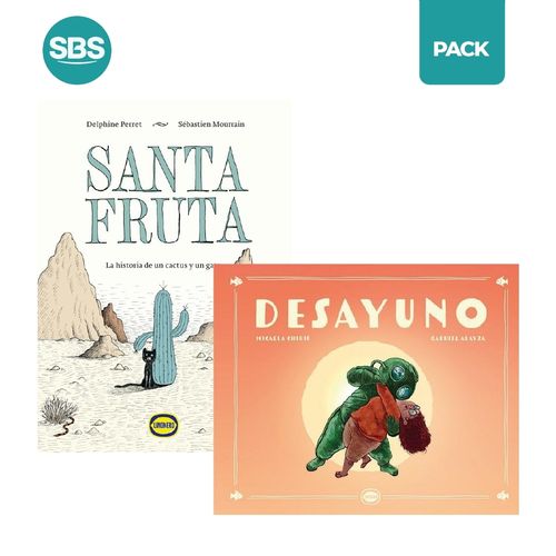 SANTA FRUTA + DESAYUNO - PERRET / MOURRAIN - 2 LIBROS