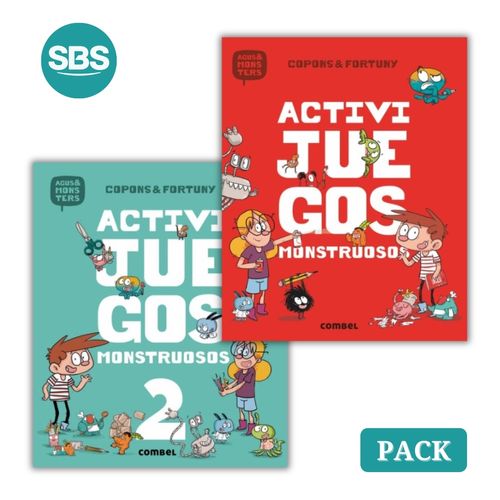 PACK AGUS Y LOS MONSTRUOS - ACTIVIJUEGOS MONSTRUOSOS - 2 LIB