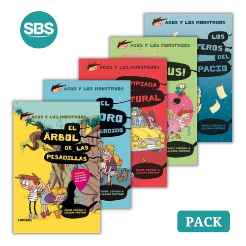 PACK AGUS Y LOS MONSTRUOS - LIBRO 11 AL 15 - 5 LIBROS