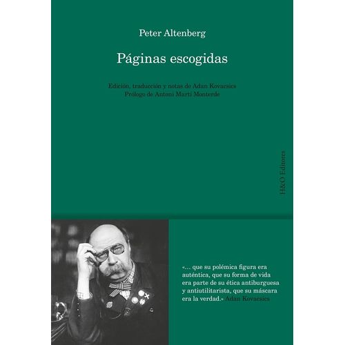 PAGINAS ESCOGIDAS - PETER ALTENBERG
