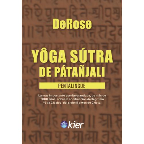 YOGA SUTRA DE PATANJALI - MAESTRO DEROSE