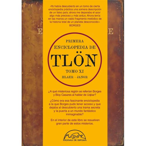 PRIMERA ENCICLOPEDIA DE TLON - TOMO XI