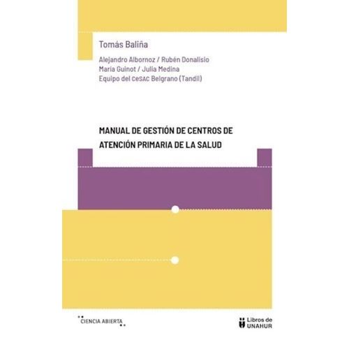 MANUAL DE GESTION DE CENTROS DE ATENCION PRIMARIA DE SALUD