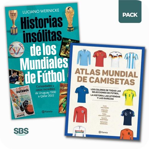 ATLAS MUNDIAL DE CAMISETAS + HISTORIAS INSOLITAS DE LOS MUND