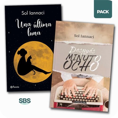 UNA ULTIMA LUNA + DESPUES DEL MINUTO OCHO - 2 LIBROS - IANNA