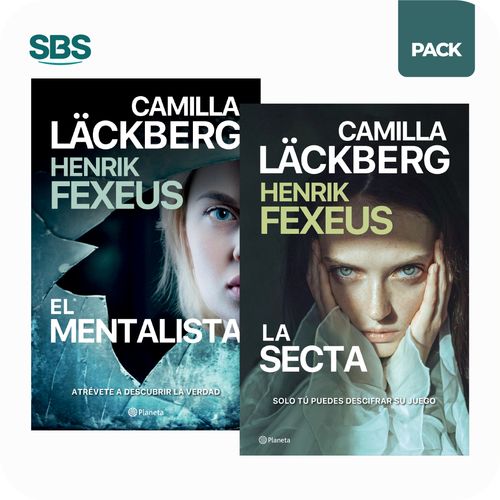 MENTALISTA + SECTA - LACKBERG - 2 LIBROS