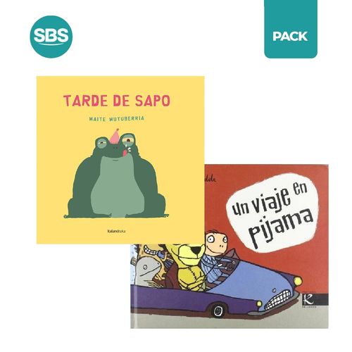 TARDE DE SAPO + UN VIAJE EN PIJAMA - 2 LIBROS