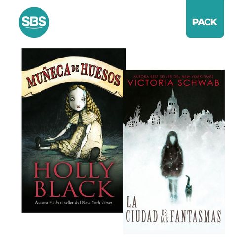 MUÑECA DE HUESOS + CIUDAD DE LOS FANTASMAS - BLACK/SCHWAB -