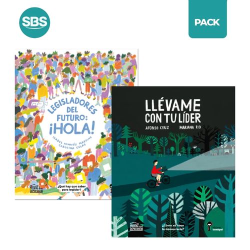 LEGISLADORES DEL FUTURO + LLEVAME CON TU LIDER - 2 LIBROS -