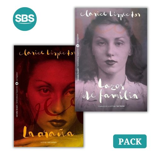 PACK CLARICE LISPECTOR - LAZOS DE FAMILIA + LA ARAÑA - 2 LIB