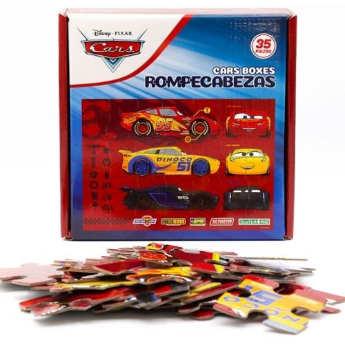 ROMPECABEZA 35 PIEZAS - CARS BOXES - CARS