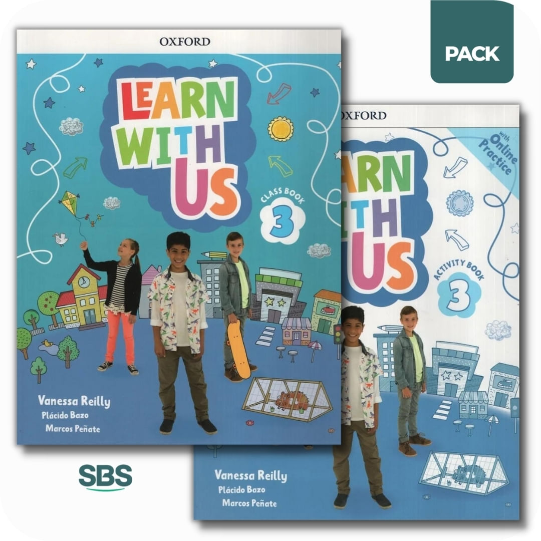 LEARN WITH US 3 - STUDENT'S BOOK + WORKBOOK PACK