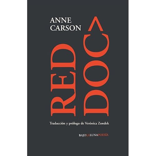 RED DOC - ANNE CARSON
