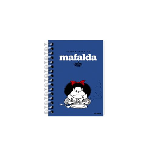 AGENDA PERPETUA MAFALDA - AZUL - SOPA