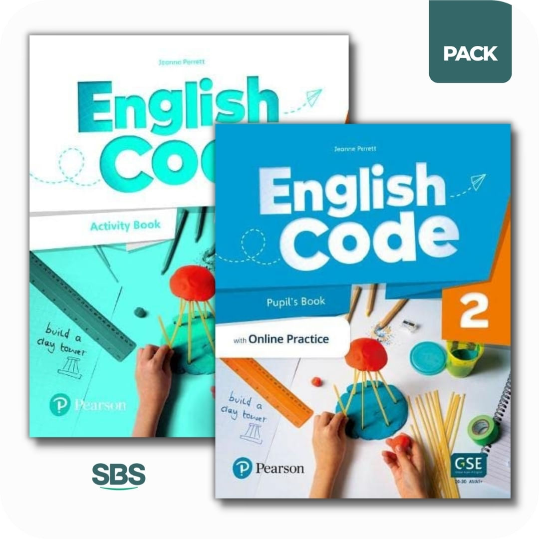 ENGLISH CODE 2 - STUDENT'S BOOK + WORKBOOK PACK - 2 LIBROS