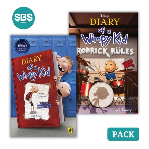 PACK DIARY OF A WIMPY KID 1 y 2 - EN INGLES - 2 LIBROS