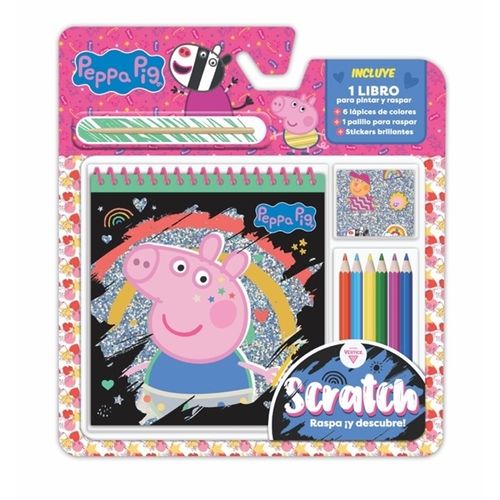 PEPPA PIG - BLISTER SCRATCH - RASPA Y DESCUBRE