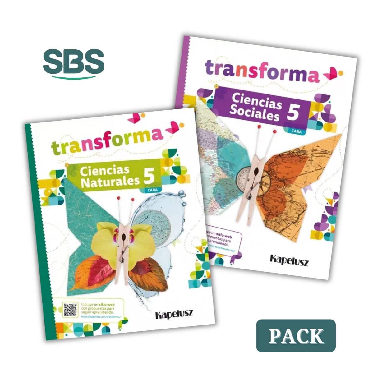 TRANSFORMA 5 CABA - SOCIALES 5 + NATURALES 5