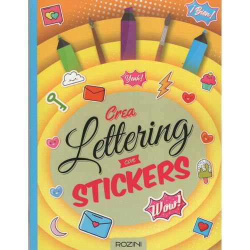 CREA LETTERING CON STICKERS