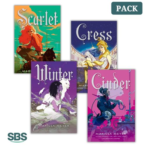 SAGA CRONICAS LUNARES - CINDER + SCARLET + CRESS + WINTER -
