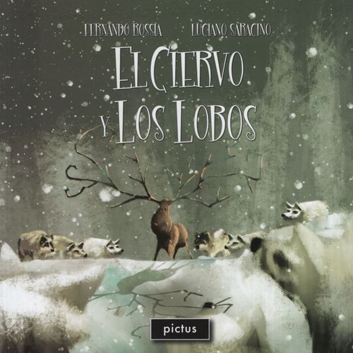 EL CIERVO Y LOS LOBOS - ILUSTROPIA