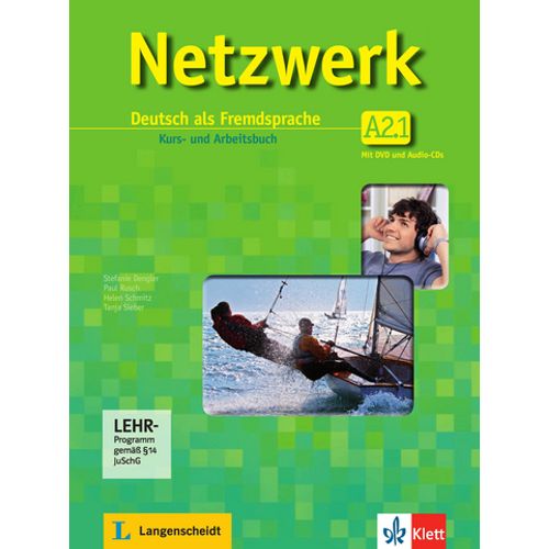 NETZWERK A2.1 - KURSBUCH + ARBEITSBUCH + AUDIO CD + DVD