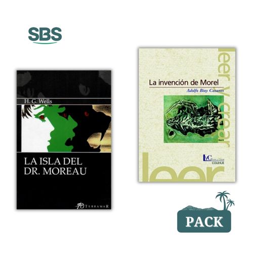 LA INVENCION DE MOREL + LA ISLA DEL DR. MOREAU - 2 LIBROS