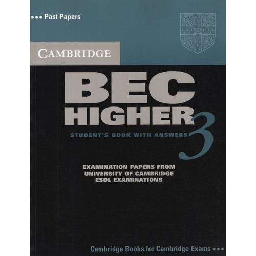 CAMBRIDGE BEC HIGHER 3 - STUDENTïS BOOK WITH KEY