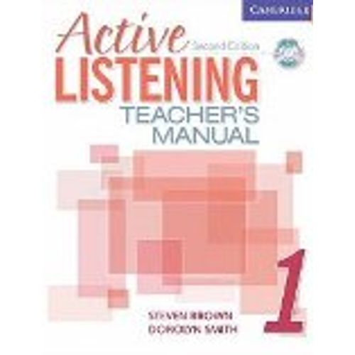 ACTIVE LISTENING 1 - TEACHER'S MANUAL + AUDIO CD