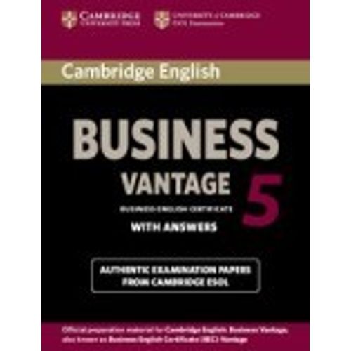 CAMBRIDGE BEC VANTAGE 5 - STUDENT'S BOOK WITH KEY