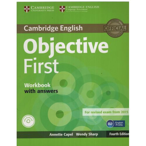OBJECTIVE FIRST (4TH.EDITION) WORKBOOK WITH KEY + AUDIO CD